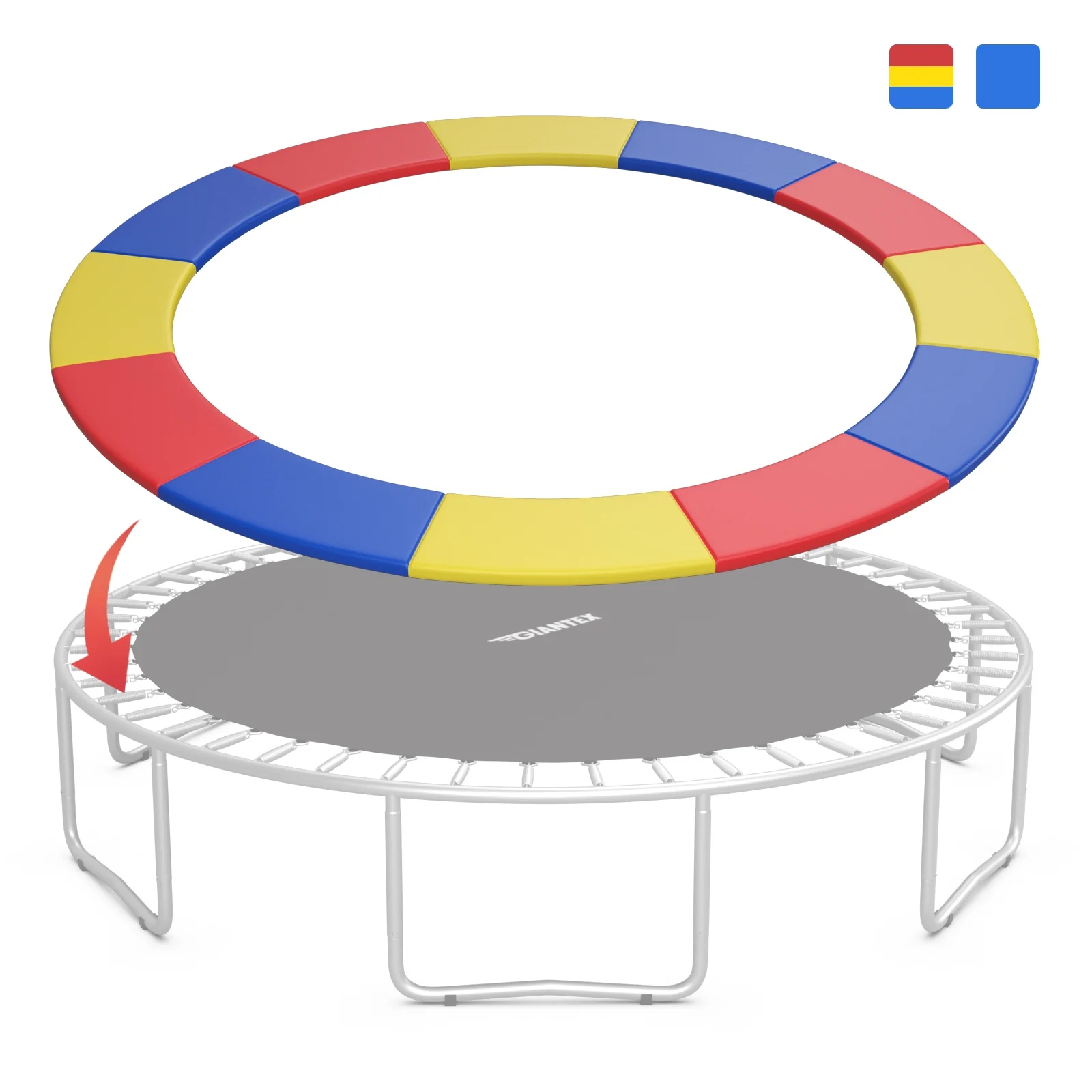 10 Feet Universal Spring Cover Trampoline Replacement Safety Pad - Image 12