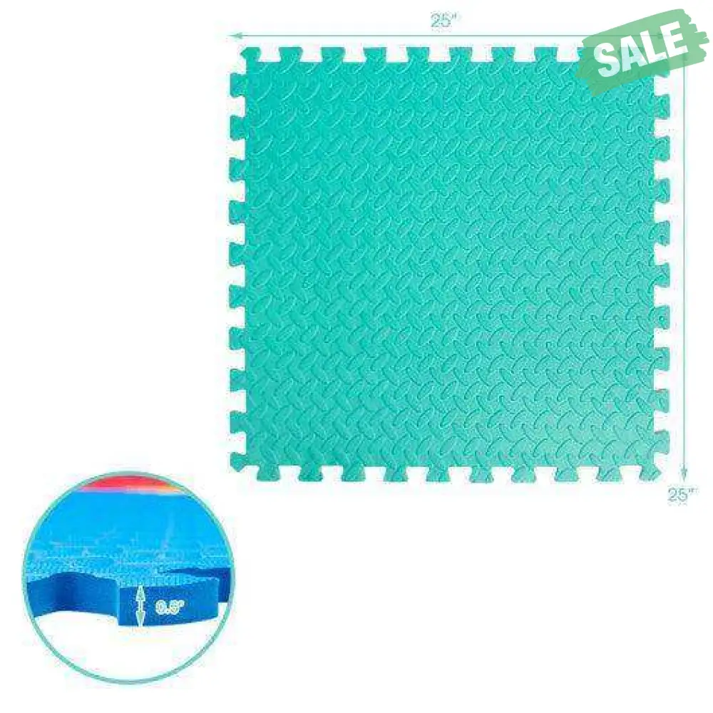 12 Pieces Puzzle Interlocking Flooring Mat with Anti-slip and Waterproof Surface - Image 4