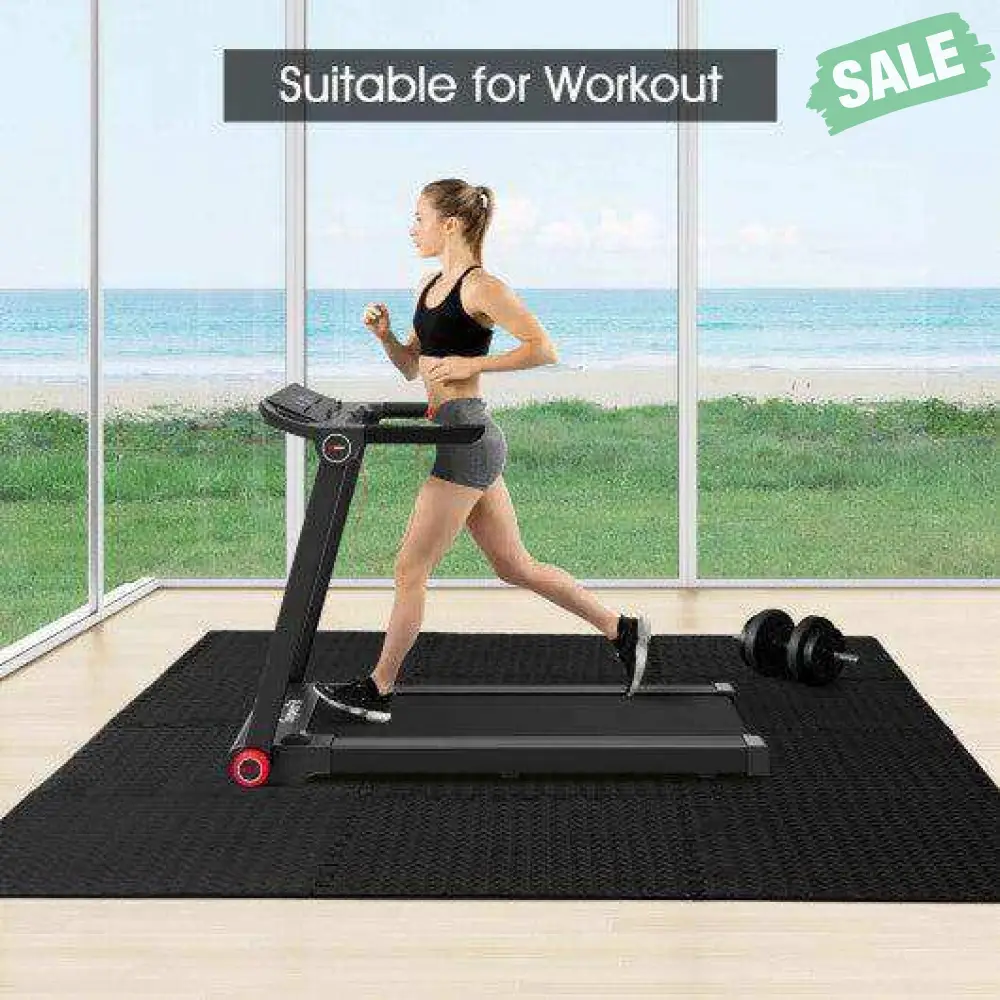 12 Pieces Puzzle Interlocking Flooring Mat with Anti-slip and Waterproof Surface - Image 9