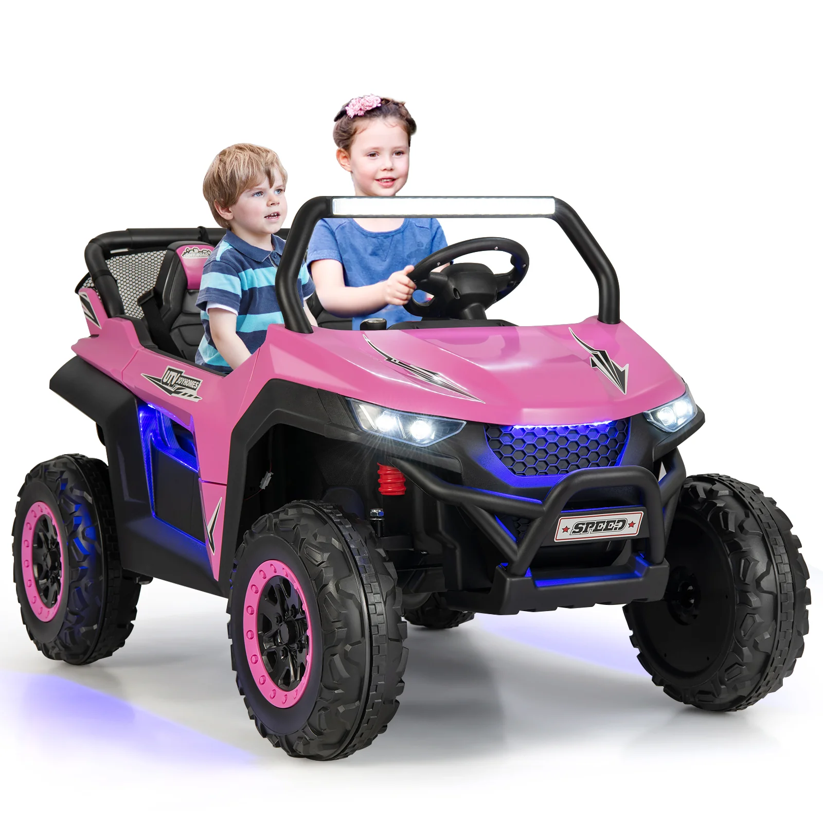 12V 2-Seater Kids Ride on UTV with Slow Start Function Music - Image 10