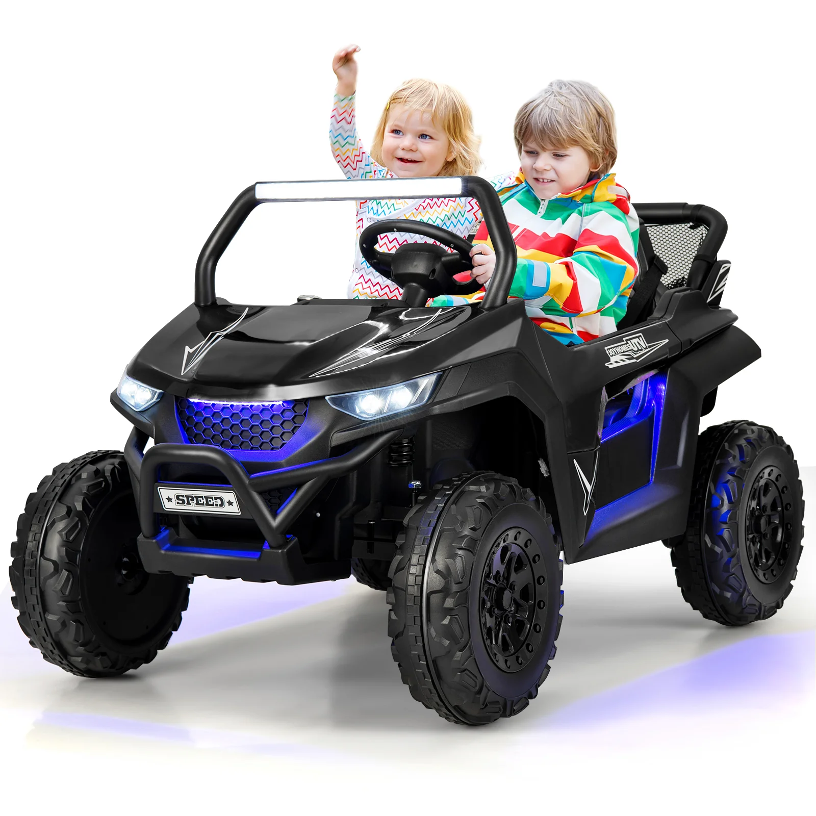 12V 2-Seater Kids Ride on UTV with Slow Start Function Music - Image 18