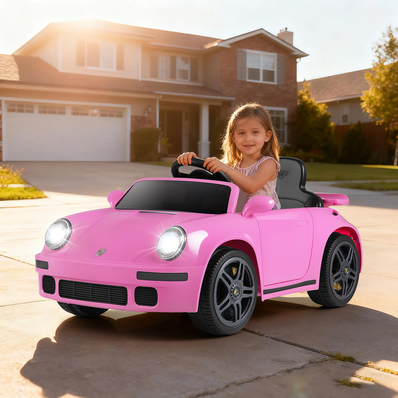 12V Electric Ride On Car Licensed RUF CTR with Remote Control and Music