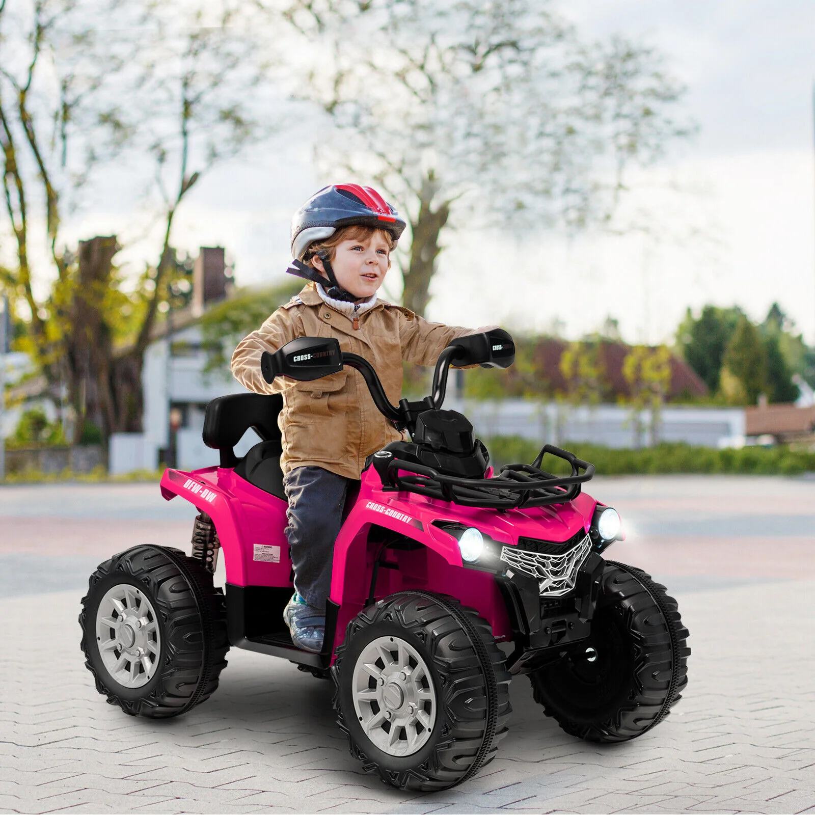 12V Kids Ride On ATV 4 Wheeler with MP3 and Headlights - Image 10