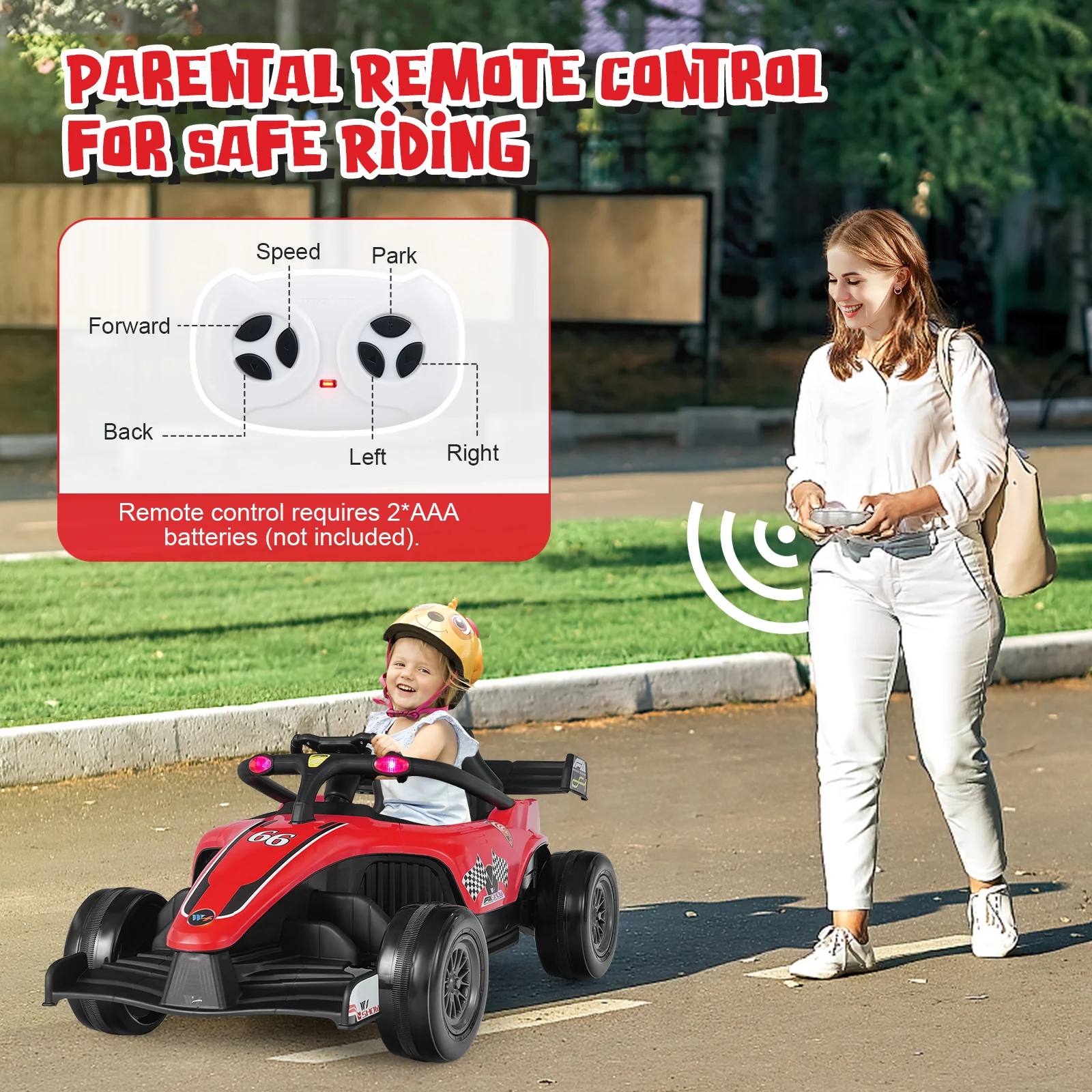 12V Kids Ride on Electric Formula Racing Car with Remote Control - Image 7