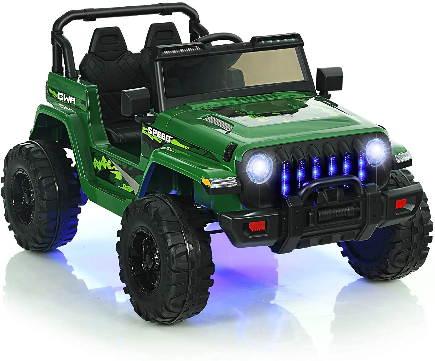 12V Kids Ride-on Jeep Car with 2.4 G Remote Control - Image 10