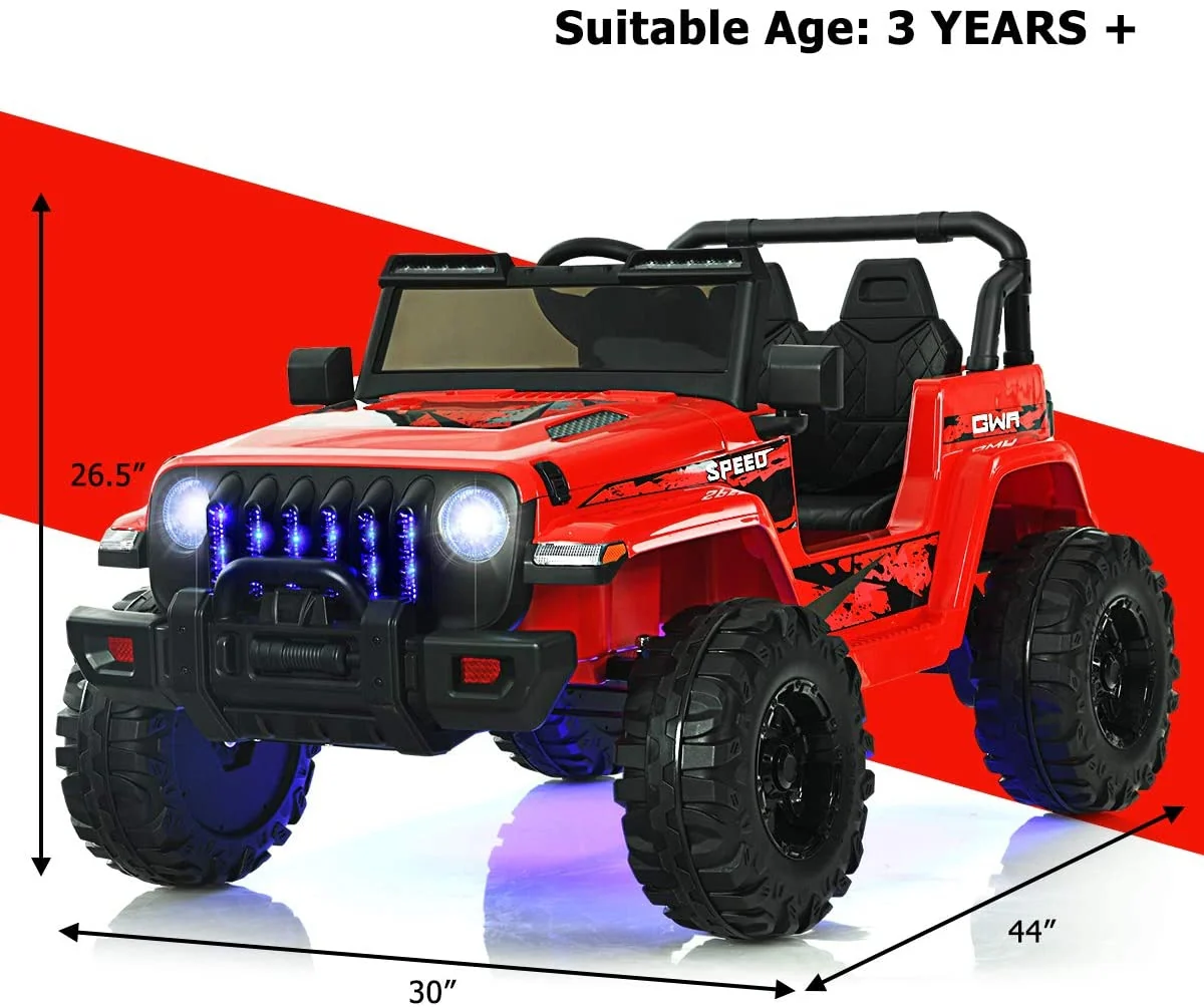 12V Kids Ride-on Jeep Car with 2.4 G Remote Control - Image 18