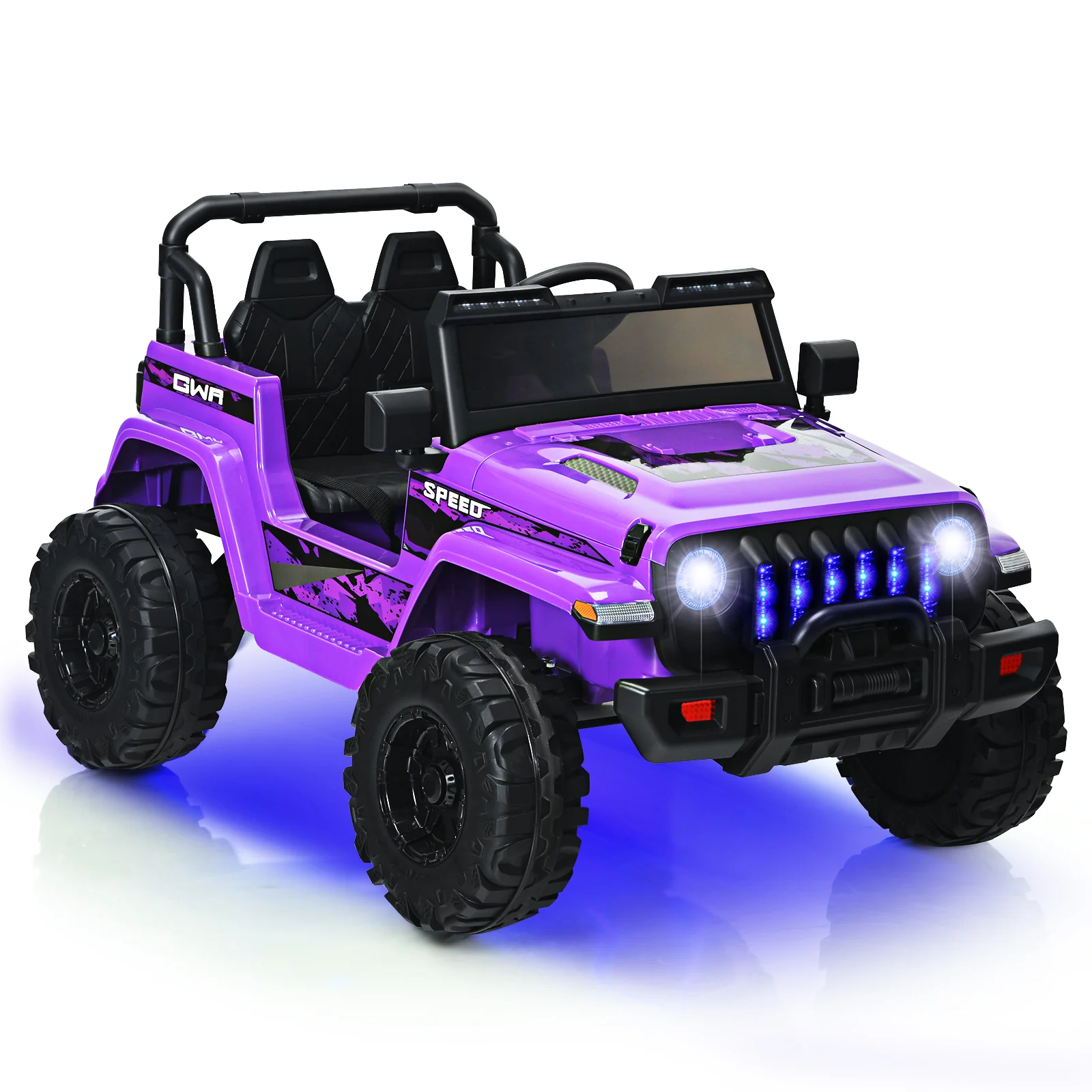 12V Kids Ride-on Jeep Car with 2.4 G Remote Control - Image 38