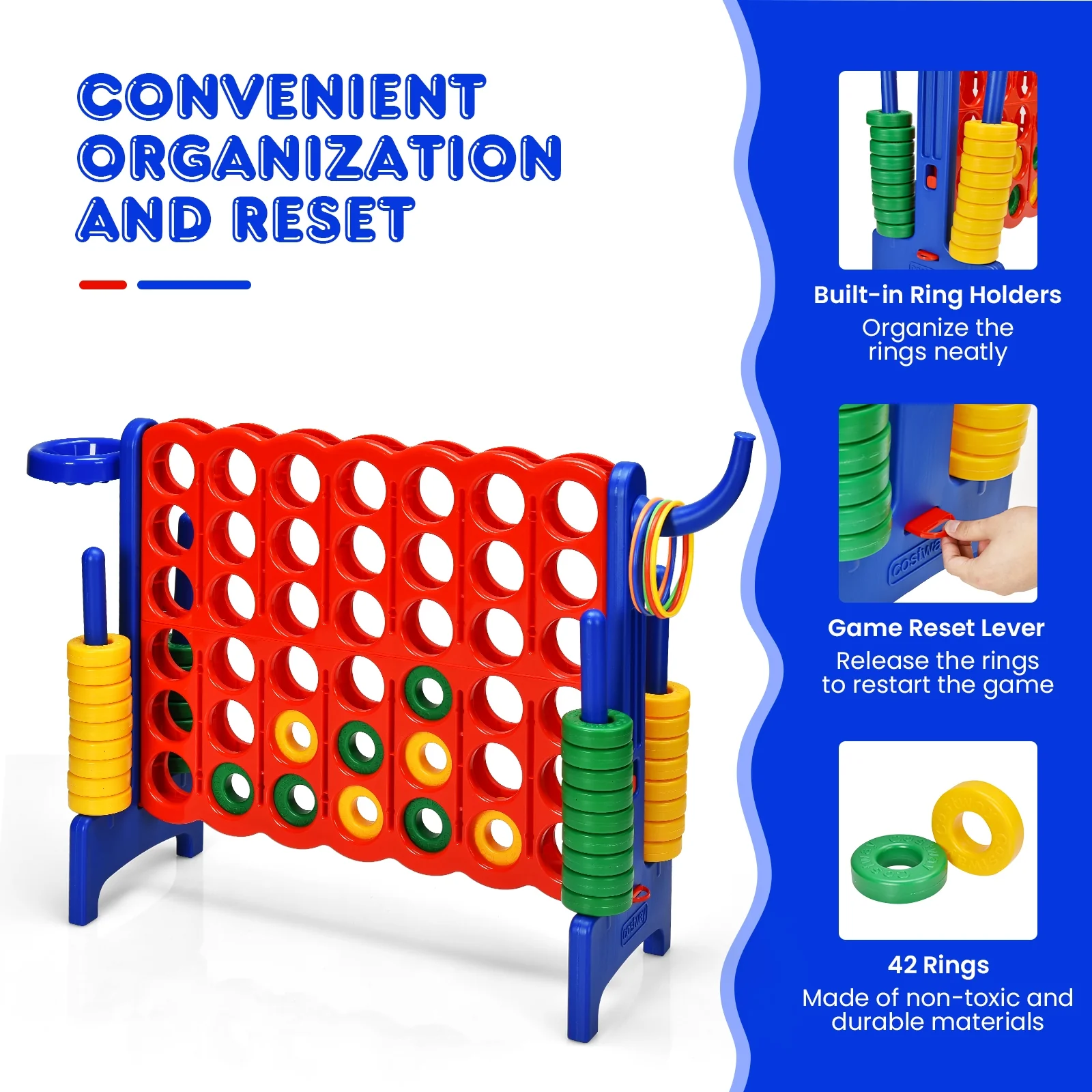 2.5Ft 4-to-Score Giant Game Set - Image 16