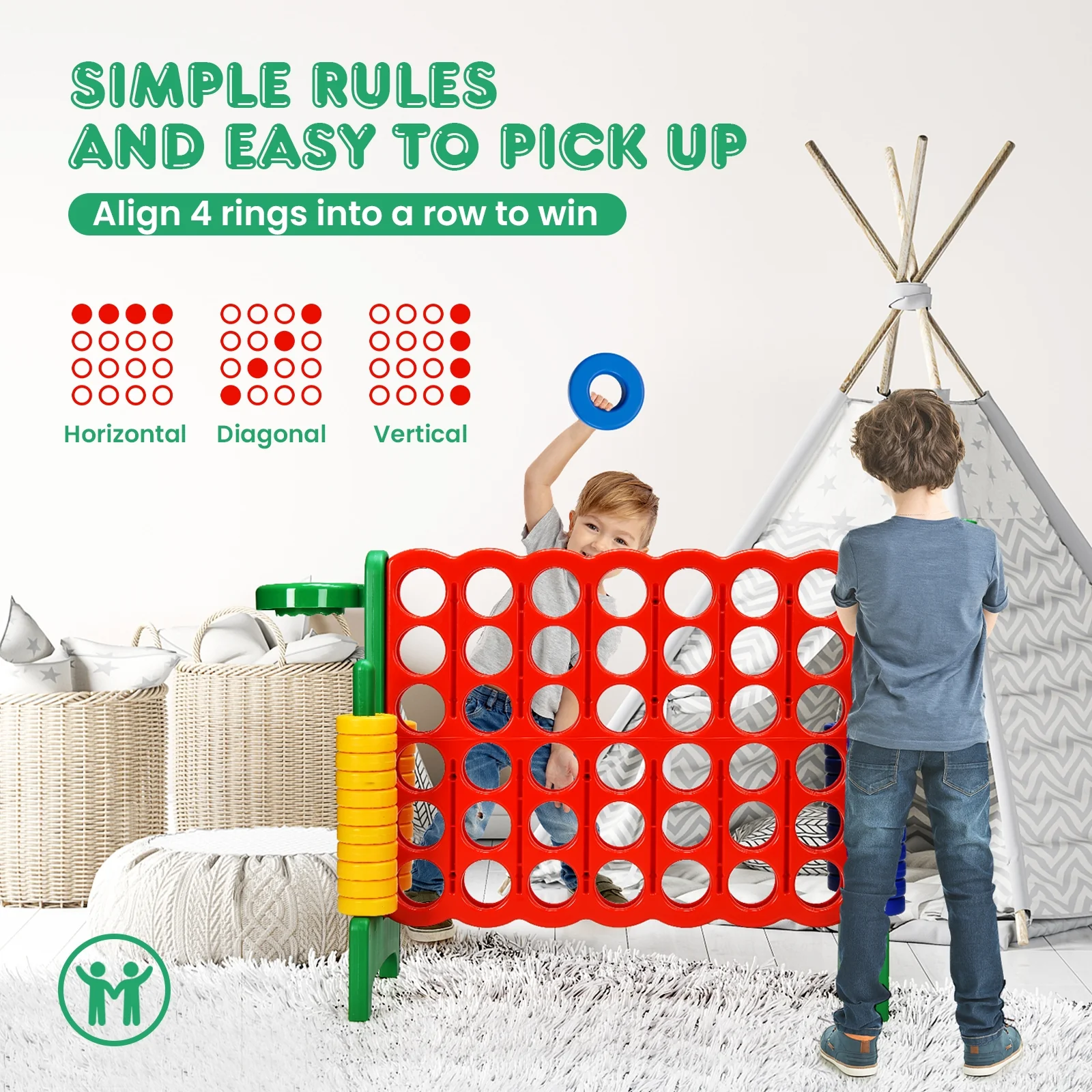 2.5Ft 4-to-Score Giant Game Set - Image 6