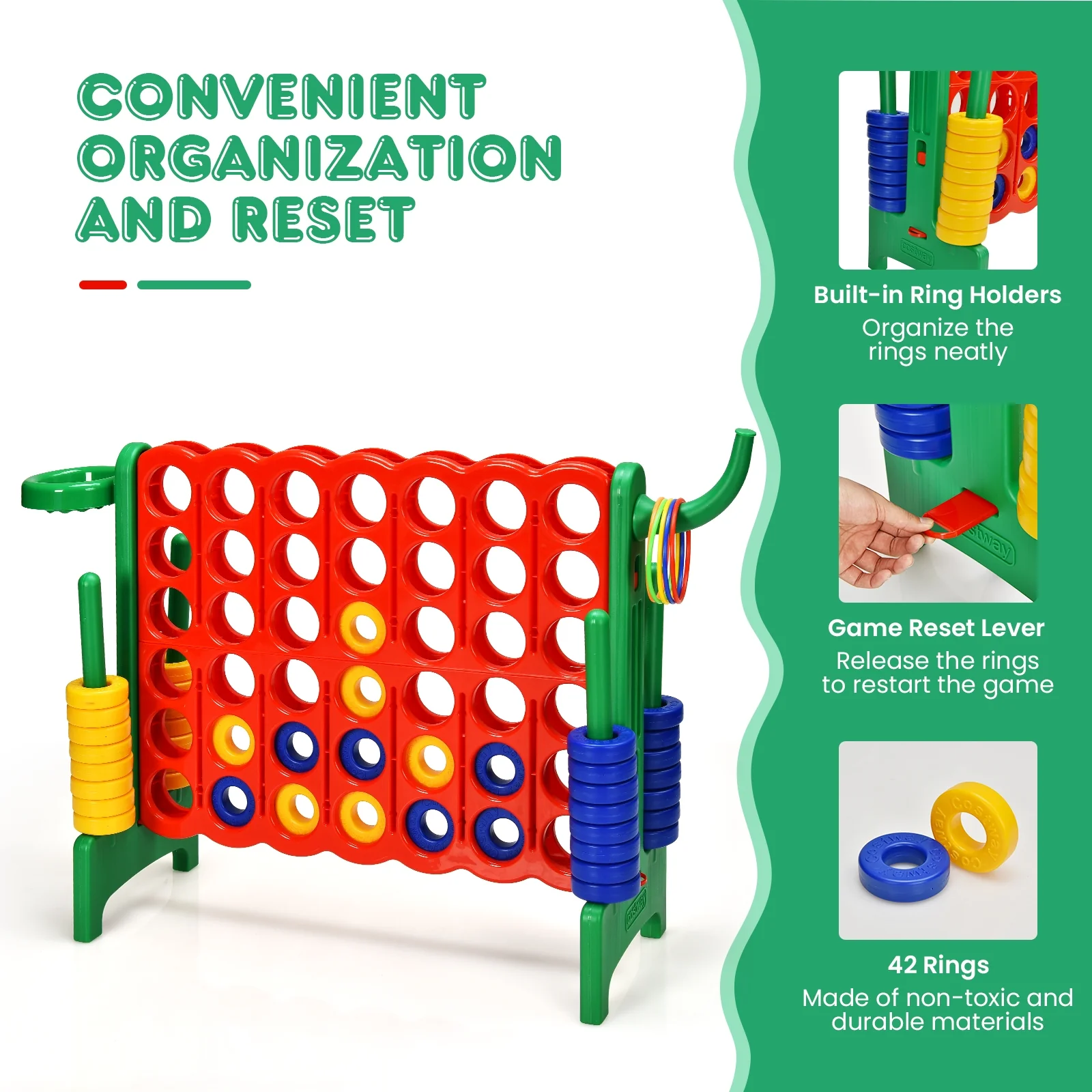 2.5Ft 4-to-Score Giant Game Set - Image 8
