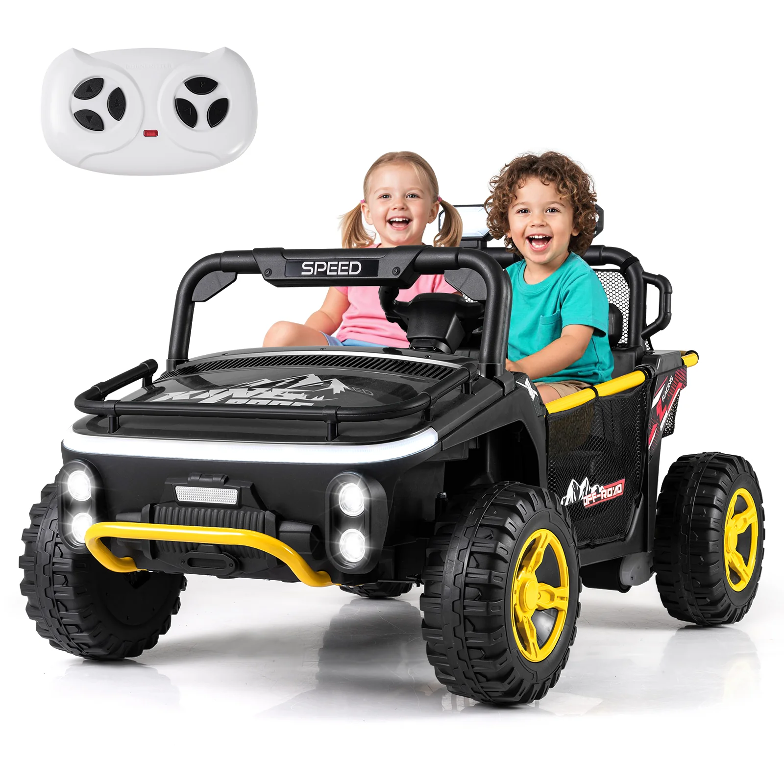 24V Ride on Toy for Kids 2 Seater Ride on Truck Car with Horn Music Story - Image 3
