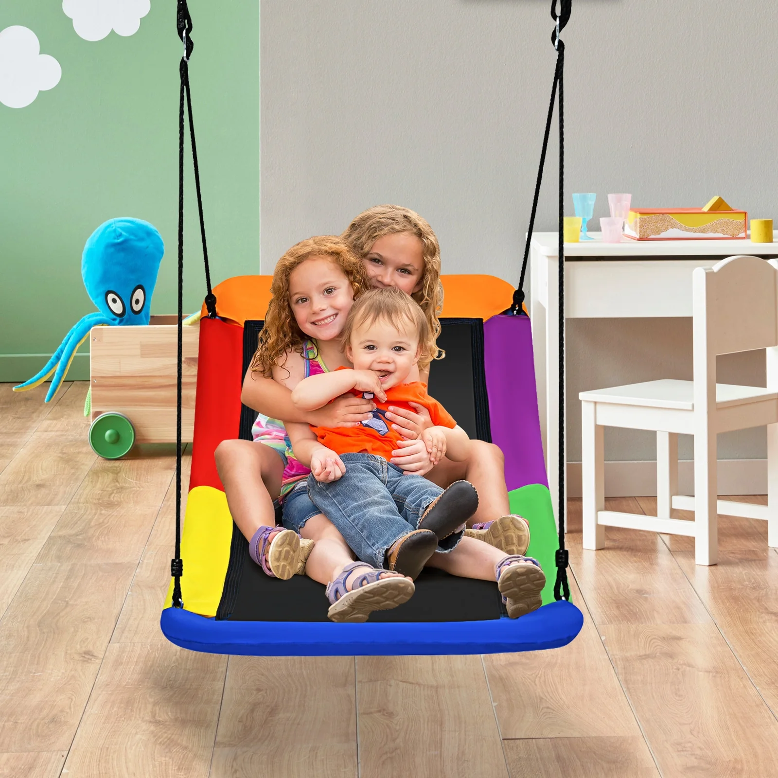 700lb Giant 60 Inch Platform Tree Swing for Kids and Adults - Image 2