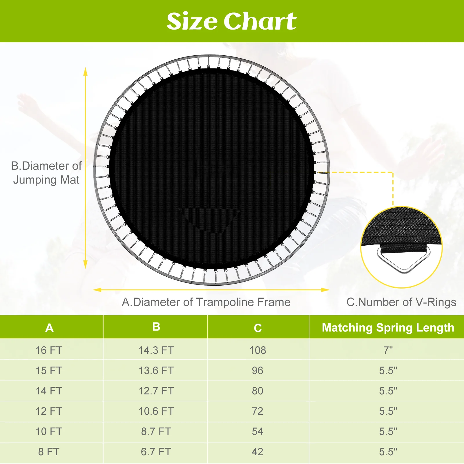 High-Elastic PP Replacement Jumping Mat - Image 37