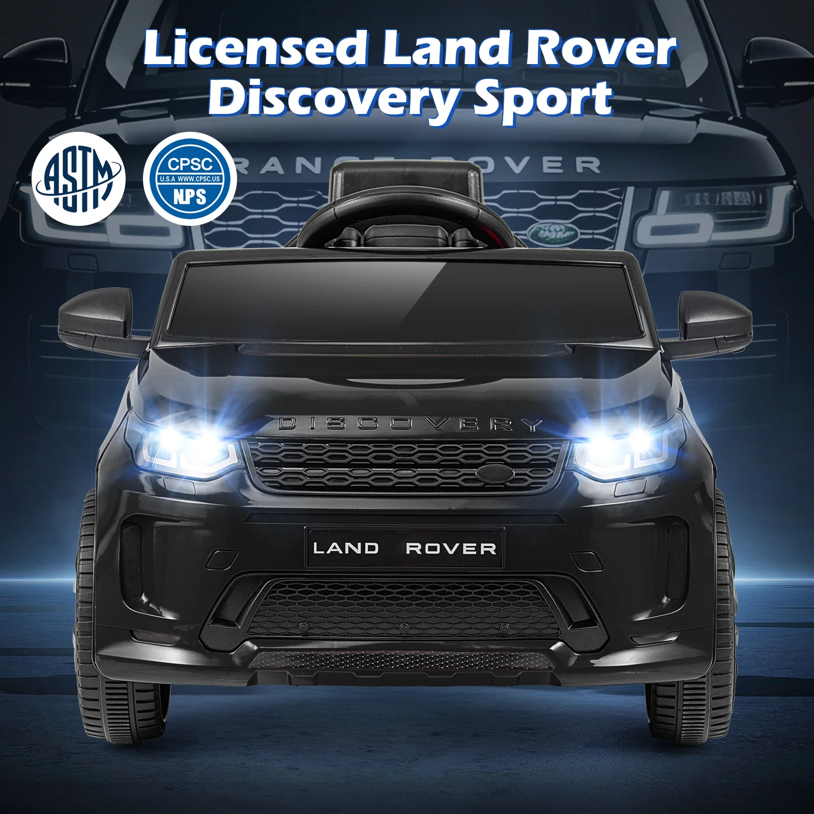 Licensed Land Rover Kids Ride on Car 12V Battery Powered Kids Electric Car - Image 5