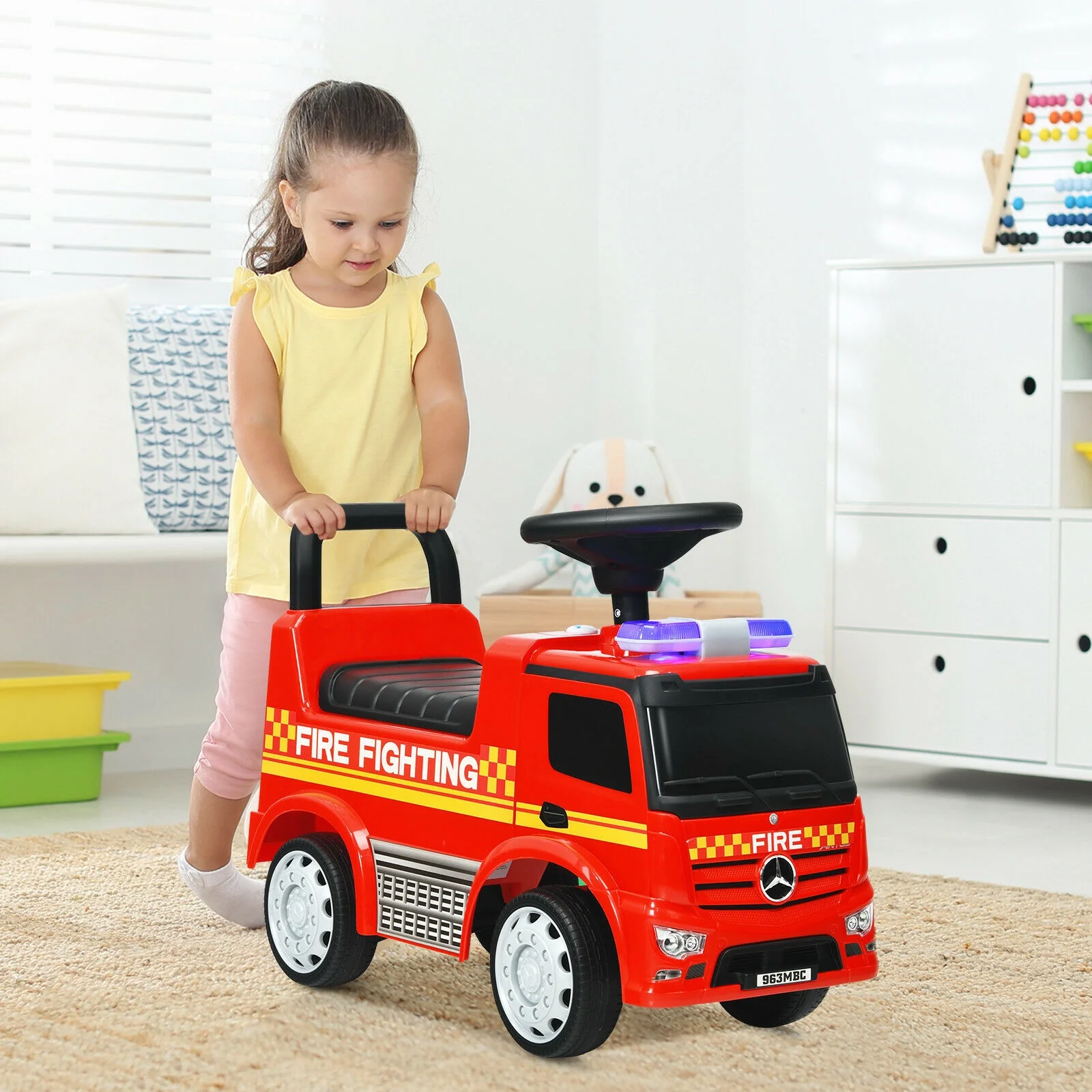 Licensed Mercedes Benz Kids Fire Engine Racer - Image 2