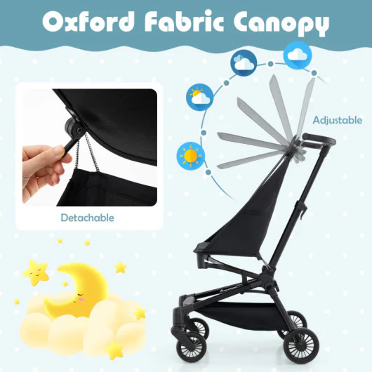 Lightweight Airplane-Ready Stroller with All-Terrain Wheels - Image 7
