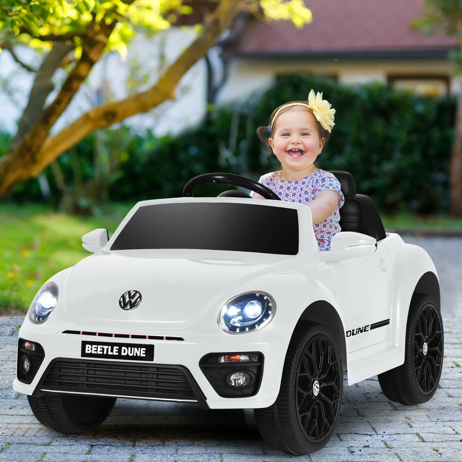 Volkswagen Beetle Kids Electric Ride On Car with Remote Control - Image 18